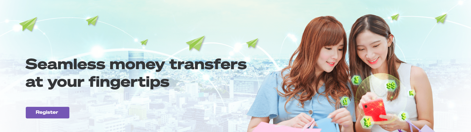 Seamless money transfers at your fingertips